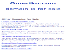 Tablet Screenshot of omeriko.com